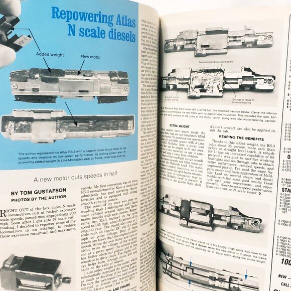 Model Railroader Train Railroading Magazine Feb 1989 Diesel Horn Tenements - Picture 7 of 12